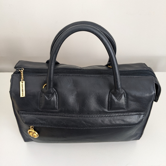 GIANA BERNINI Genuine Leather Handbag, Blue - Picture 6 of 12